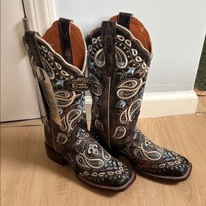 Dan Post Embroidered Cowboy Boots